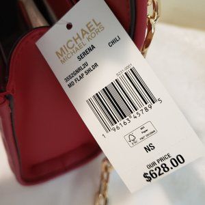Classic  Red Michael Kors Cross Body Bag Brand New with Tag